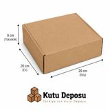 20X20X9 Cm E-Ticaret Ve Kargo Kutusu (50 Adet)