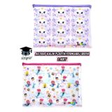 20X30 CM A4 EBAT KALIN PLASTİK FERMUARLI DOSYA 2 ADET