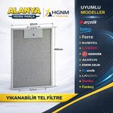 20X30 cm Aspiratör Davlumbaz Yağ Filtresi – 200X300 mm Alüminyum Tel Filtre, 12.5 cm Alt Tırnak Arası, Yıkanabilir Metal Davlumbaz Filtresi Uyumlu Yedek Parça