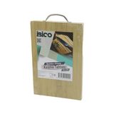 20X30 X 1.7Cm Lux Ahşap Bambu Kesim Panosu - Kesme Tahtası Metal Kulplu (5433)