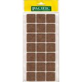 21 Adet 3x3 cm, Kare, Yapışkanlı Sandalye Keçesi, Masa, Koltuk Altı Parke Koruma Keçesi - 3cm x 3 cm