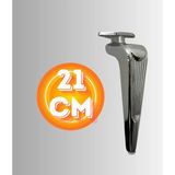 21 cm Metal Klas Koltuk Ayağı Mobilya Ayağı Ünite Ayağı Konsol Ayağı Puf Berjer Ayağı - Krom