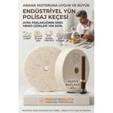 2+1 Polisaj Keçesi + Bağlantı Aparatı 80mm | Sert Yün Disk | Metal, Altın, Gümüş için Ayna Parlaklığı 723185