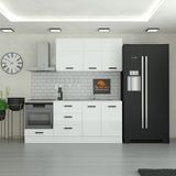 210 cm Mutfak Dolabı Mdf Kapak Tezgah Dahil YRKN210 97