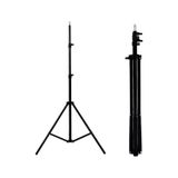 210 Cm Tripod Telefon Tutucu Kamera Öz Çekim Tripod Işık Ayağı