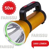 212 Farissu Everton RT-S050 Şarjlı Güçlü Işık Projektör El Feneri 50W 1000 Lümen Powerbank Özellikli - Sarı - 50 W