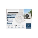 212 Isıtma ve Soğutma 9000 BTU Klimalar için 5 Metre Klima Borusu Montaj Seti 1/4-3/8