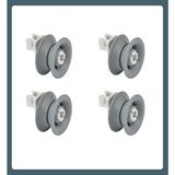 212 Isıtma ve Soğutma Siemens SN35E202EU/21 Uyumlu Bulaşık Makinesi Üst Sepet Tekeri 4 Adet