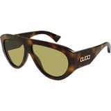 2128 002 58-12-145 Gucci Kadın Güneş Gözlüğü - Kahverengi