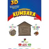 212Toyzz 3D Boyanabilir Ahşap Kumbara - Çocuklar İçin Eğitici Ve Eğlenceli Tasarruf Oyuncak