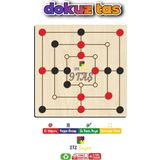 212Toyzz Ahşap 9 Taş Akıl, Zeka Ve Strateji Oyunu (Dokuztaş, Dokuz Taş)
