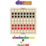 212Toyzz Ahşap Dama Akıl, Zeka Ve Strateji Oyunu Dama