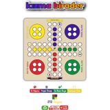 212Toyzz Ahşap Kızma Birader Ludo Akıl, Zeka Ve Strateji Oyunu