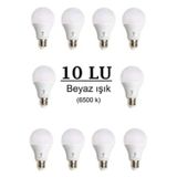 212toyzz Çağur Çağur Led Ampul 9 Watt 10'Lu Paket Beyaz Işık 6500 K E27 Standart Duy Yeni 1109945