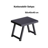 212toyzz Dorry Home 0010 Portatif Katlanabilir Kamp Piknik Balkon Masası - Küçük Plastik Katlanır Sehpa