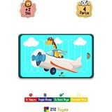 212Toyzz Eğitici Öğretici Zeka Geliştirici Sevimli Uçak Dikey 10 Parçalı Ahşap Çubuk Yap Boz Puzzle
