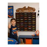 212toyzz hotwheels Oyuncak Araba Rafı 50'li Beyaz