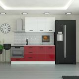 215 cm Mutfak Dolabı Mdf Kapak Tezgah Dahil YRKN215 101
