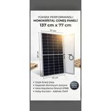 215 Watt Monokristal Hulf Cut Güneş Paneli B Class