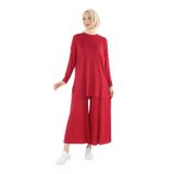 2150_Tesettür Kaşkorse Tunik- Pantolon