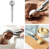 21CM Metal Dondurma Kaşığı, Pratik ve Şık Tasarım - Seçenek 1