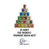 21'li Toz Sedefli Epoksi Pigment Boya Seti Avantaj Power Time Epo