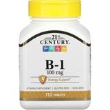 21st Century B-1, 100 Mg, 110 Tablet - Aromasız