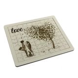 21x24cm 100 Parça Ahşap Puzzle Yap-Boz Love Sevgiliye