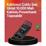22.5w Hızlı + 15w Kablosuz Şarj Akıllı Powerbank İle Her An Enerji Çok Renkli