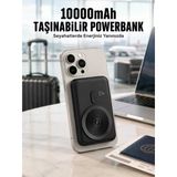 22.5W Hızlı Şarj Destekli Manyetik Powerbank Kompakt Tasarım Yeni Nesil