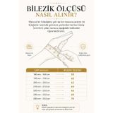 22 Ayar Tse Belgeli 20 Gram El İşçiliği Yelpaze Örgü Altın Bilezik Gold Düğün
