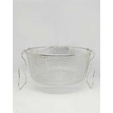 22 cm Çaplı Metal Kızartma Teli, Fritöz ve Cips Hazırlama Aracı - Altın
