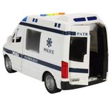 22 Cm Sesli Işıklı Pilli Polis Arabası Ve Ambulans - 1:16 Ölçek Oyuncak Kurtarma Araçlar