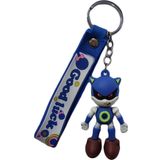 22 cm Silikon Anahtarlık Metal Sonic Anahtarlık - Miki Fare Çocuk Anahtarlık