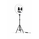 22 İnç Profesyonel Ring Light – 3 Telefon Tutuculu, 3 Işık Modlu, Kademesiz Parlaklık Ayarlı, Çift USB Çıkışlı, 5m Uzaktan Kumandalı, Metal Tripodlu LED Stüdyo Aydınlatma Sistemi