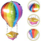 22 İnç Uçan Balon Temalı Folyo Balon 88-28 Cm (Renkli)