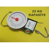 22 KG KAPASİTELİ İBRELİ EL KANTARI + ŞERİT METRE