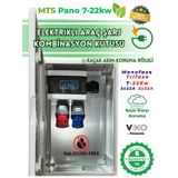 22 Kw 5/32 + 7 Kw 3/32 60 40 20 Cm Kombinasyon Kutusu Pano Elektrikli Araç Şarj Cihazı İstasyonu Tesla Mavi Adaptör Uyumlu Ayarlanabilir 7kw - 11kw - 22kw