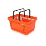 22 Lt Plastik Alışveriş Sepeti - Market El Sepeti Turuncu