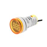 22 mm Dijital Termometre - Sarı (AC50-380V) (-20C / +199C)