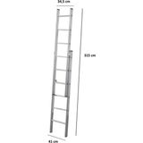 2+2 Toplam 4 Metre Endüstriyel Alüminyum Sürgülü (Ptt) Merdiveni - Seçenek 1