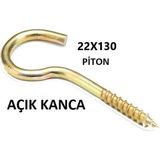 22 X 130 Pıton - Acık Kanca ( 1 Adet Fıyatıdır)