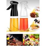 220 ml Airfryer Pişirme Öncesi Sprey Püskürtmeli Sprey Cam Şişe Zeytinyağı Sirke Yağ Püskürtücü - Çok Renkli