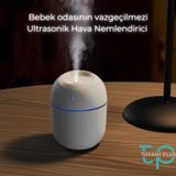 220 Ml Hava Nemlendirici Led Işıklı Aroma Difizörü H2o Tp-1021