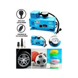 220 Volt-12 Volt 250 Psi Geniş Uygulama Yelpazesi Kompresör Lastik Hava Şişirme Oto Pompası