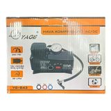 220 Volt-12 Volt 250 Psi Kompresör Lastik Hava Şişirme Oto Pompası Fişli Çakmaklı Yage-843 (5047)