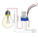 220 Volt Fotosel Işık Sensörü ( Gece Yanar , Gündüz Söner)