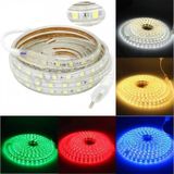 220 Volt Hortum Led Beyaz Işık 10 Metre Şerit Led 220v Led Aydınlatma + Fiş 10m