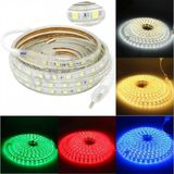 220 Volt Hortum Şerit Led Mavi 10 Metre 220V Led Aydınlatma + Fiş(10M)