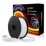 220 Volt Neon LED Işık 3 Metre Tak Çalıştır Esnek Hortum Şerit LED Aydınlatma Gün Işığı